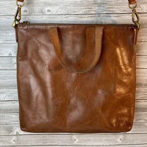 Madewell Transport Crossbody Brown Leather Purse